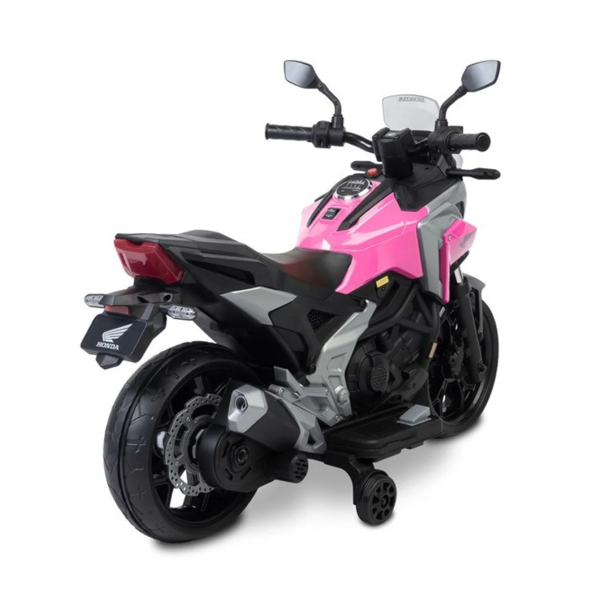 Toyz Elektrická motorka Honda NC750X pro děti – LED, 3-8 let, růžová, černá