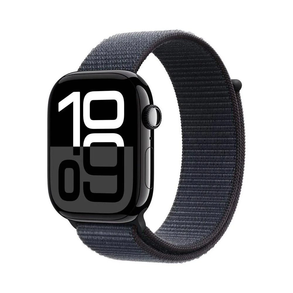 Apple Watch S10 46 mm sport loop chytré hodinky black/ink