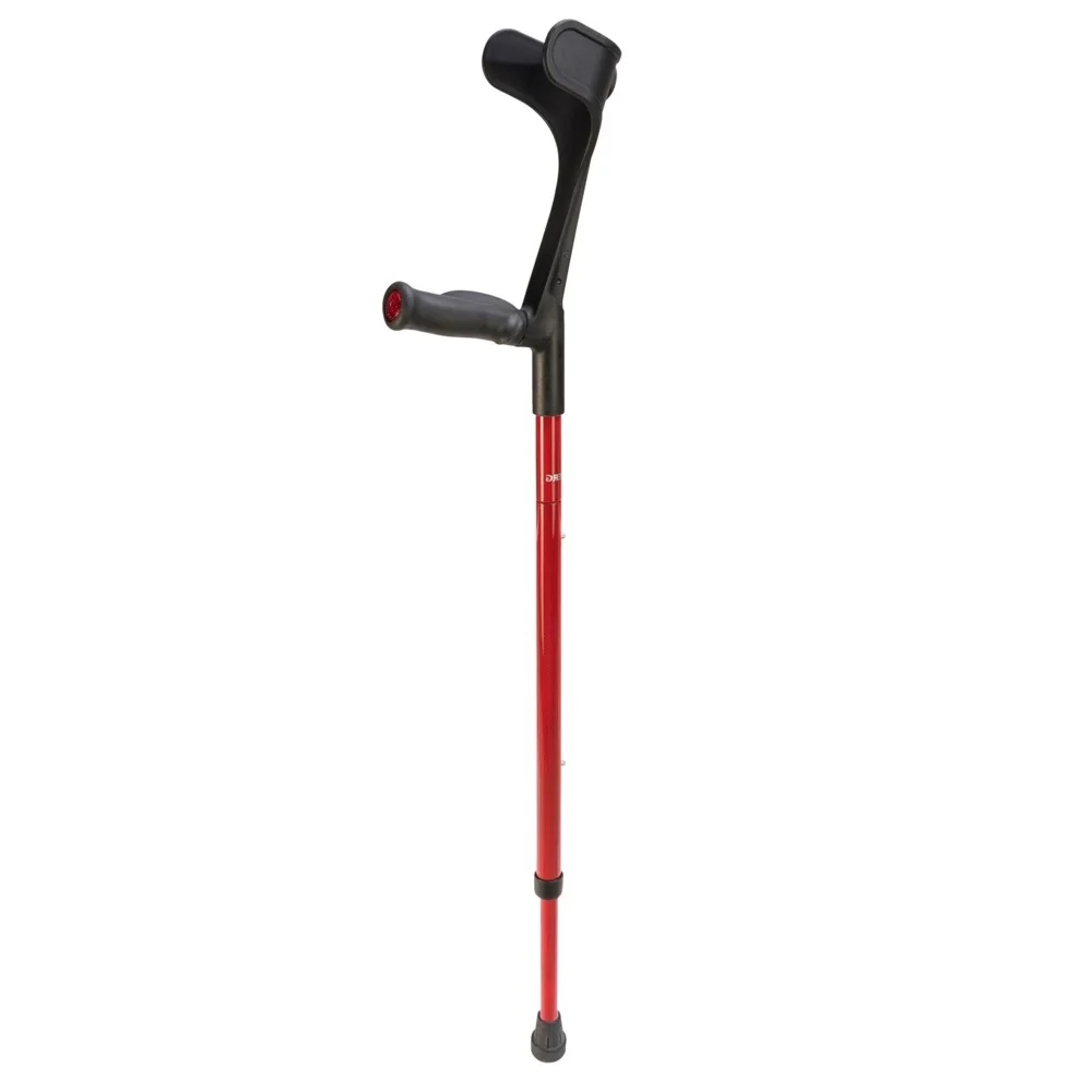 DMA 220 RASF CARBON RED, Berle skládací anatomická, držadlo pro levou ruku