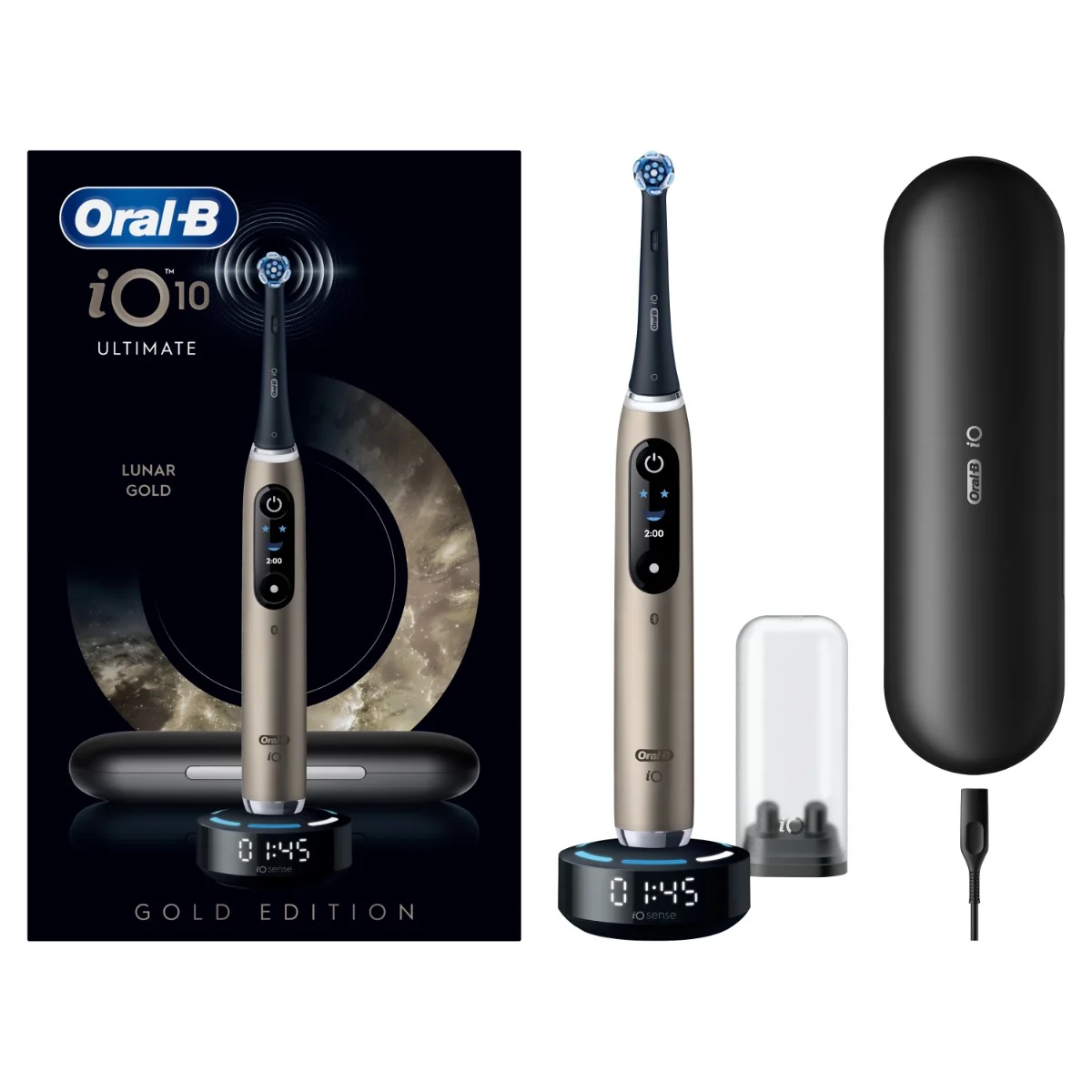 Oral-B iO Series 10 Lunar Gold elektrický zubní kartáček