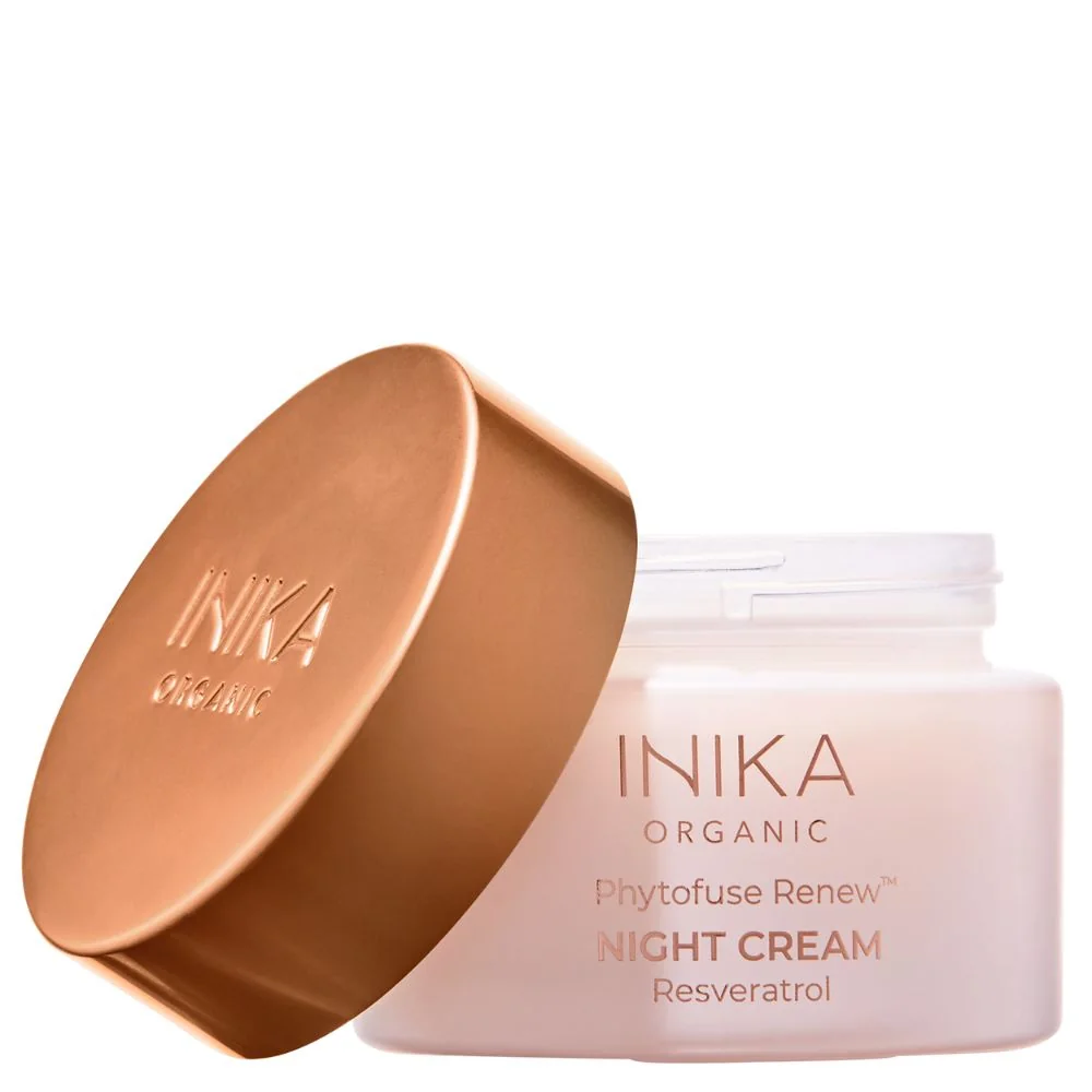 Inika Organic Antioxidační noční krém s resveratrolem a probiotiky 50 ml