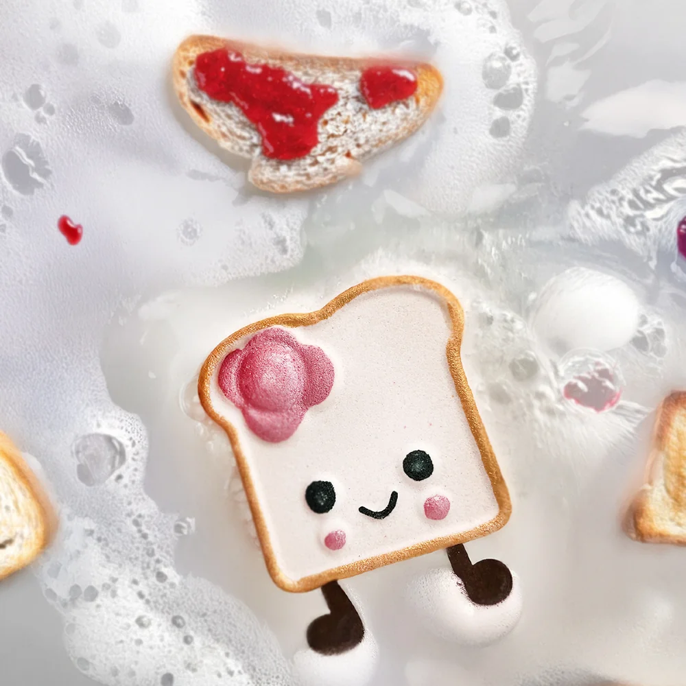 Bomb Cosmetics Šumivá bomba do koupele Tina the Toast 160 g