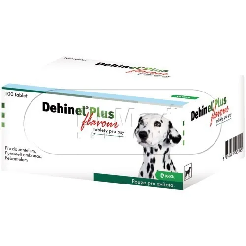 Dehinel Plus Flavour tablety pro psy 100 tablet