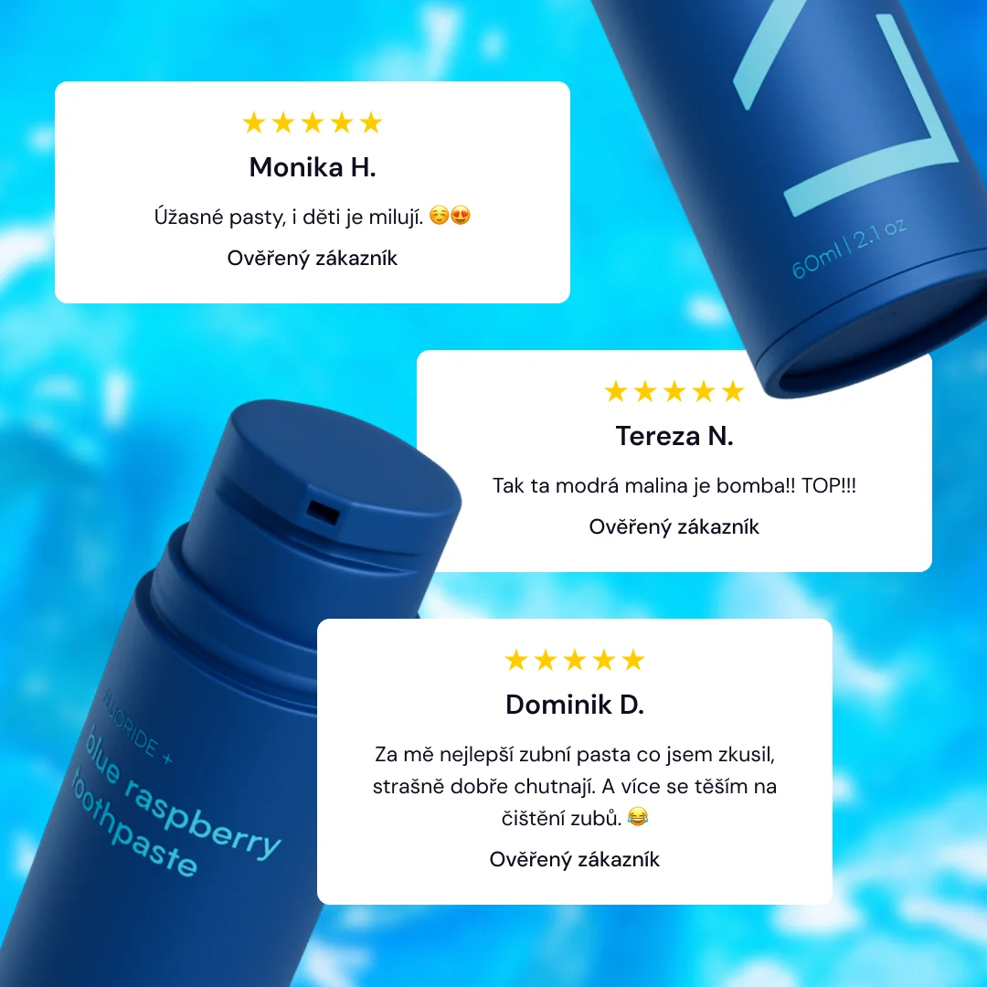 Lyss Modrá malina zubní pasta 60 ml