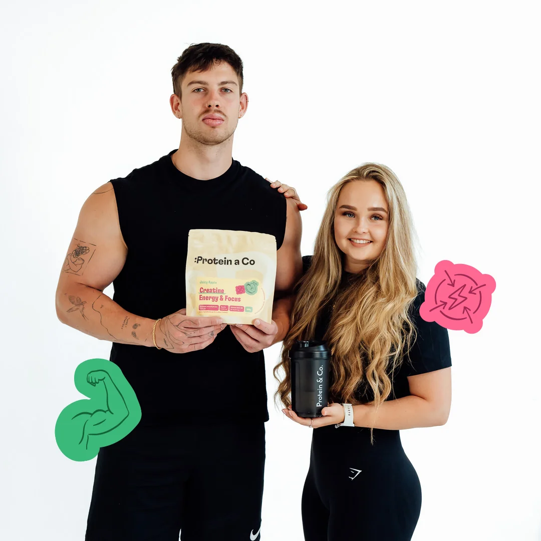 Protein a Co Kreatin Energy & Focus výkon a soustředění 290 g Passion fruit