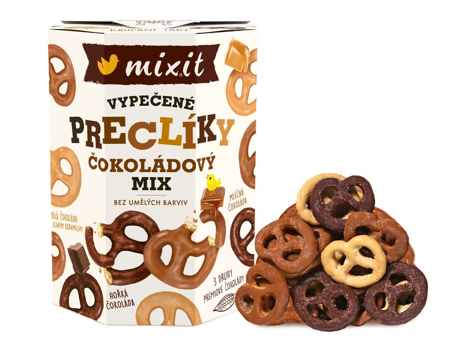 Mixit Preclíky Čokoládový mix 250 g