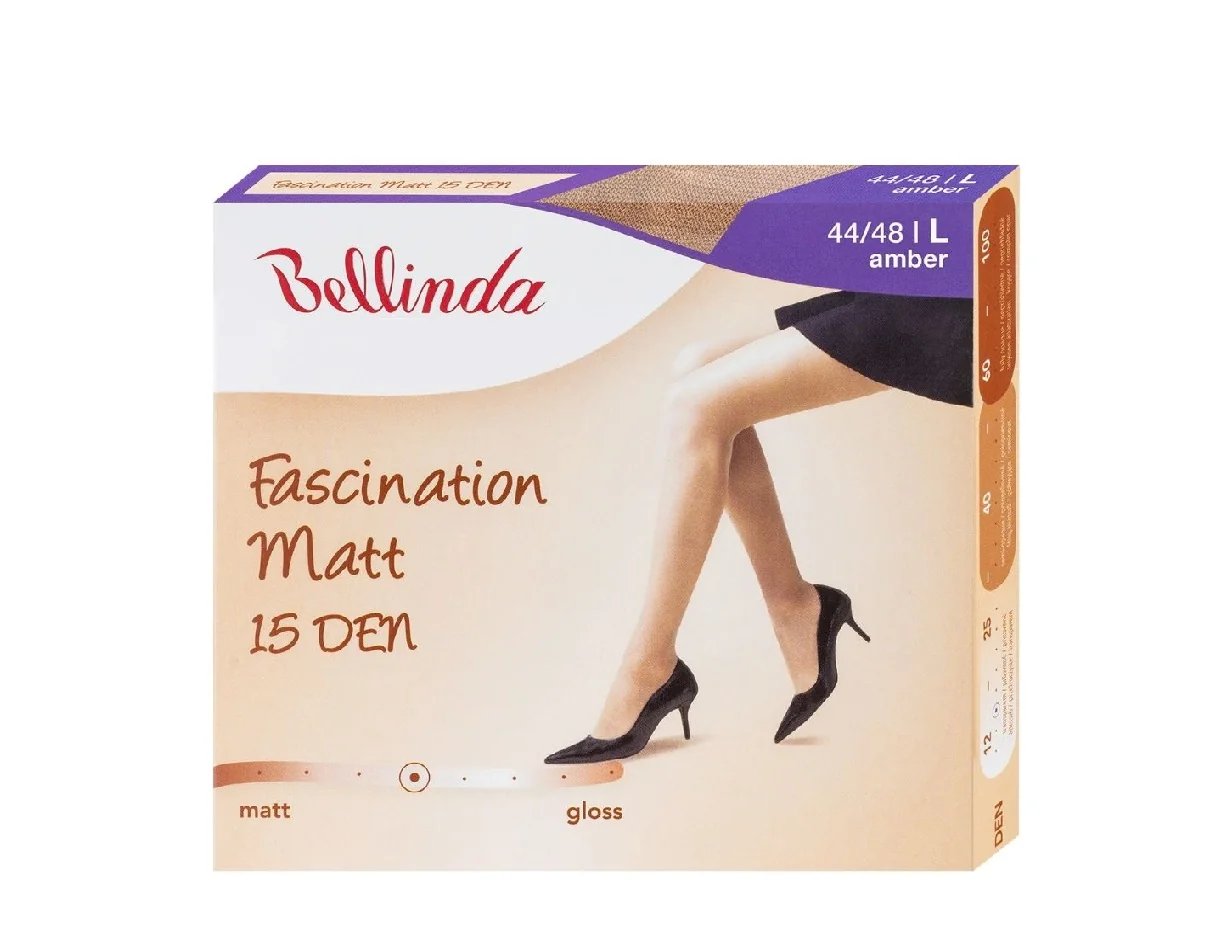 Bellinda Fascination Matt 15 DEN vel. L punčochové kalhoty tělové