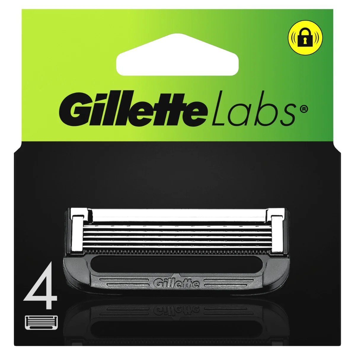 Gillette Labs náhradní holicí hlavice 4 ks