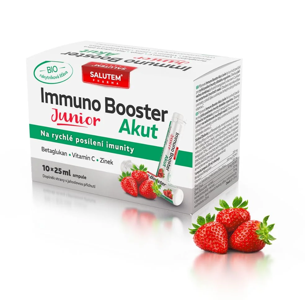 Salutem Immuno Booster Akut Junior 10x25 ml jahoda