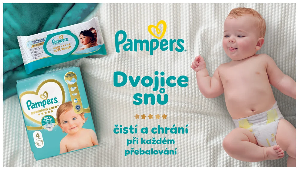 Pampers Premium Care vel. 4 9-14 kg dětské pleny 156 ks