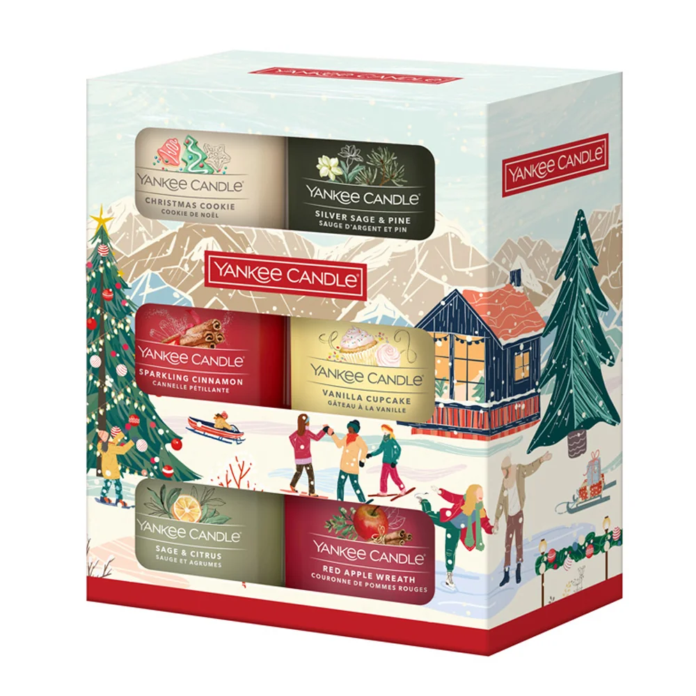 Yankee Candle Votivní svíčky ve skle dárková sada 6 ks