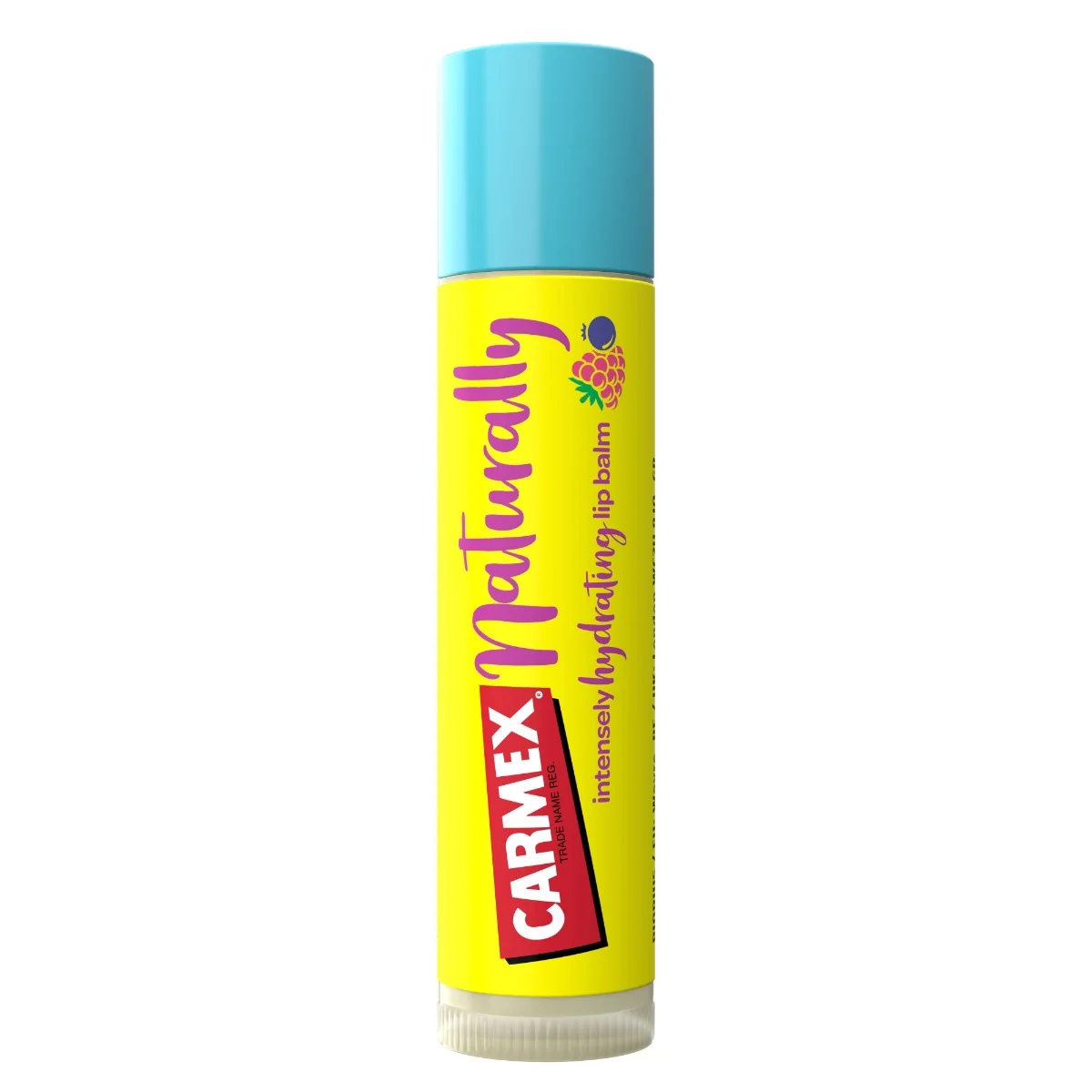 CARMEX Natural Hydratační balzám na rty malina borůvka 4,25 g