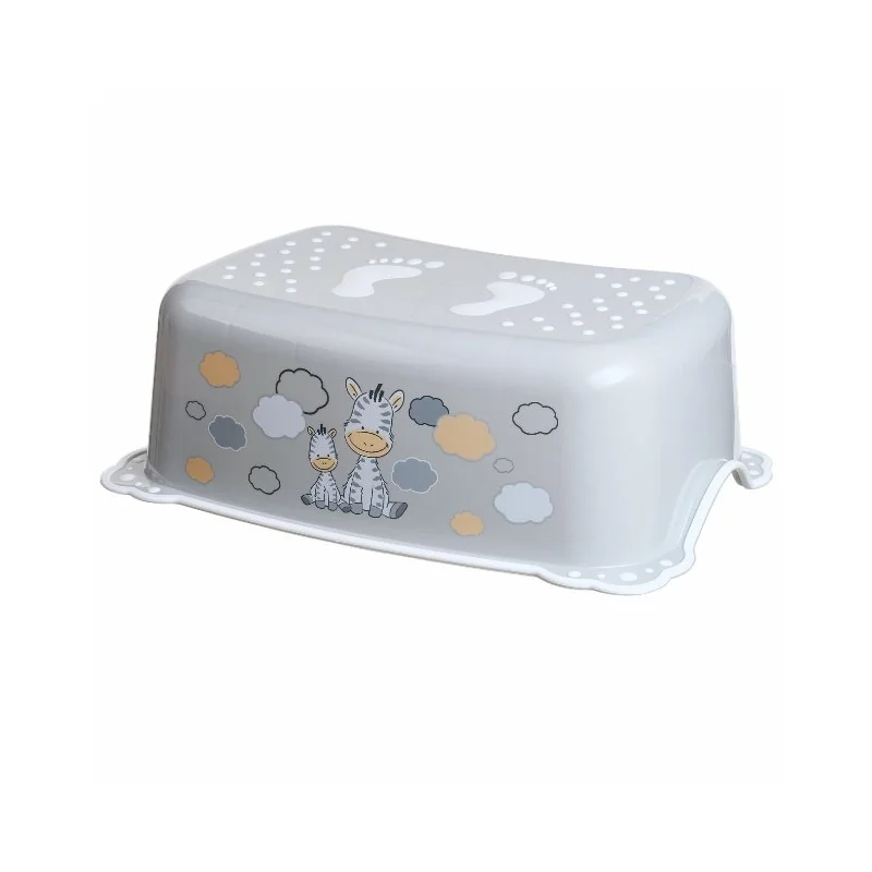 Maltex Stupínek Zebra protiskluzový - grey