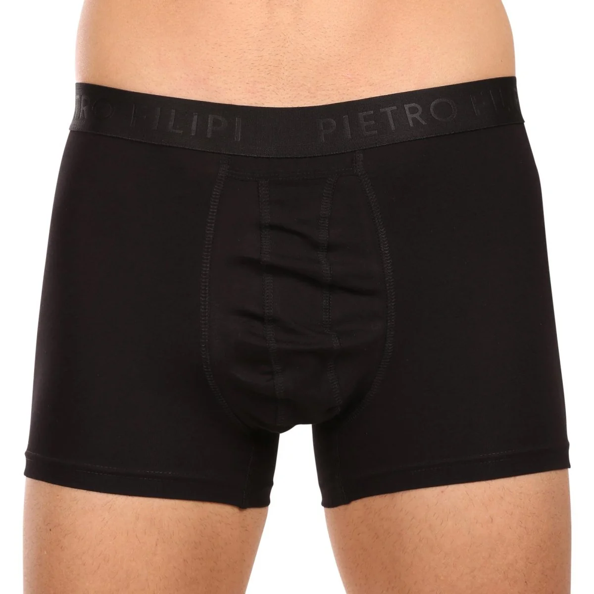 Pietro Filipi 2PACK pánské boxerky balls holder černé (2BCL001) XL