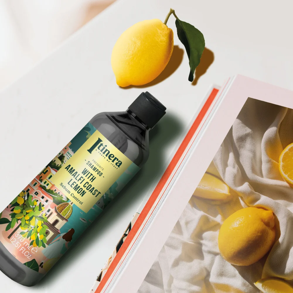 Itinera Šampon pro mastné vlasy citron z Amalfi 370 ml
