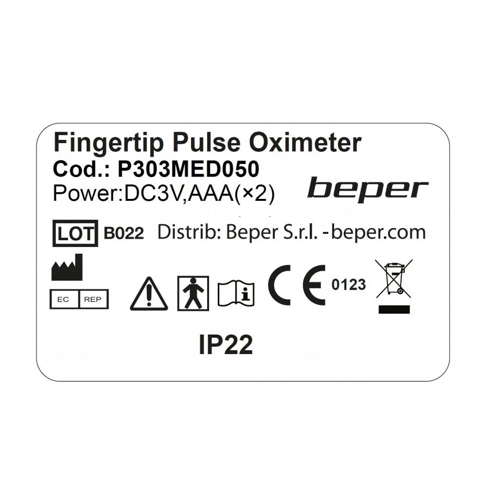 Beper P303MED050 pulzní oxymetr