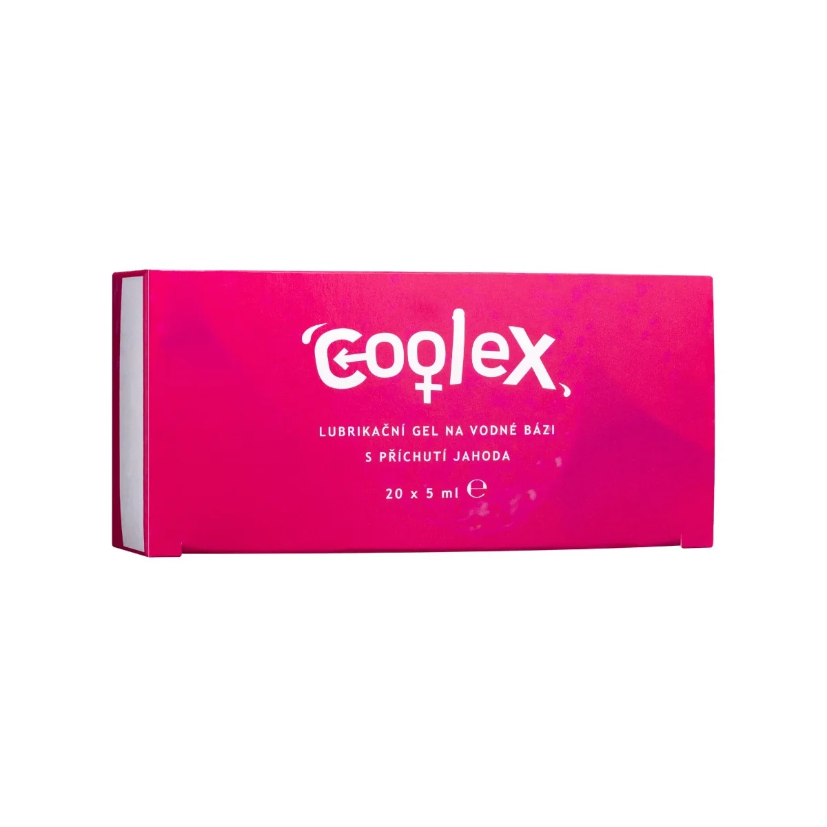 Coolex Lubrikační gel na vodní bázi jahoda 20x5 ml