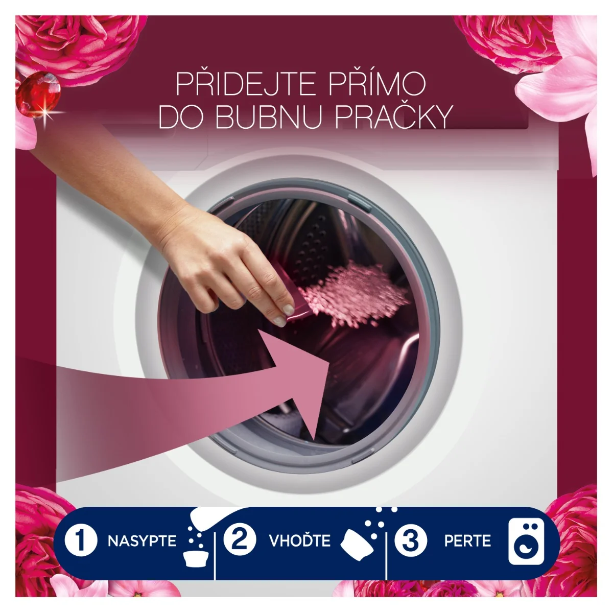 Lenor Vonné perličky Ruby Jasmine 195 g
