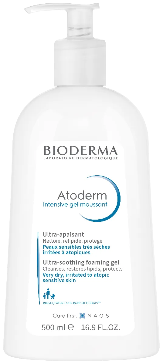 BIODERMA Atoderm Intensive gel moussant vysoce výživný pěnivý gel 500 ml
