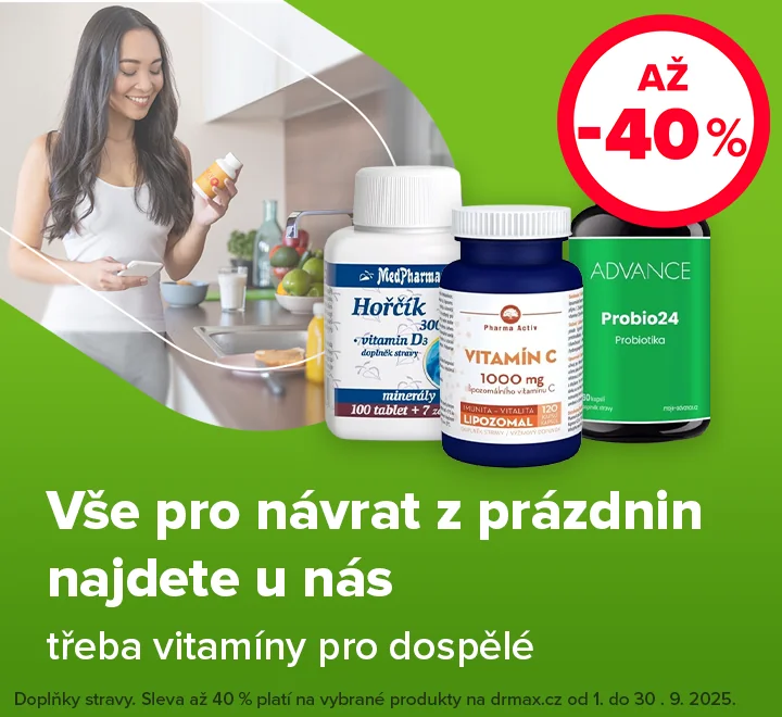 Vše pro návrat z dovolené najdete u nás. Třeba vitaminy pro dospělé. Dr. Max. Vše pro návrat z dovolené najdete u nás. Třeba vitaminy pro dospělé. Dr. Max.