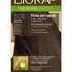 BIOKAP Nutricolor Delicato 5.05 Hnědá světlý kaštan barva na vlasy 140 ml