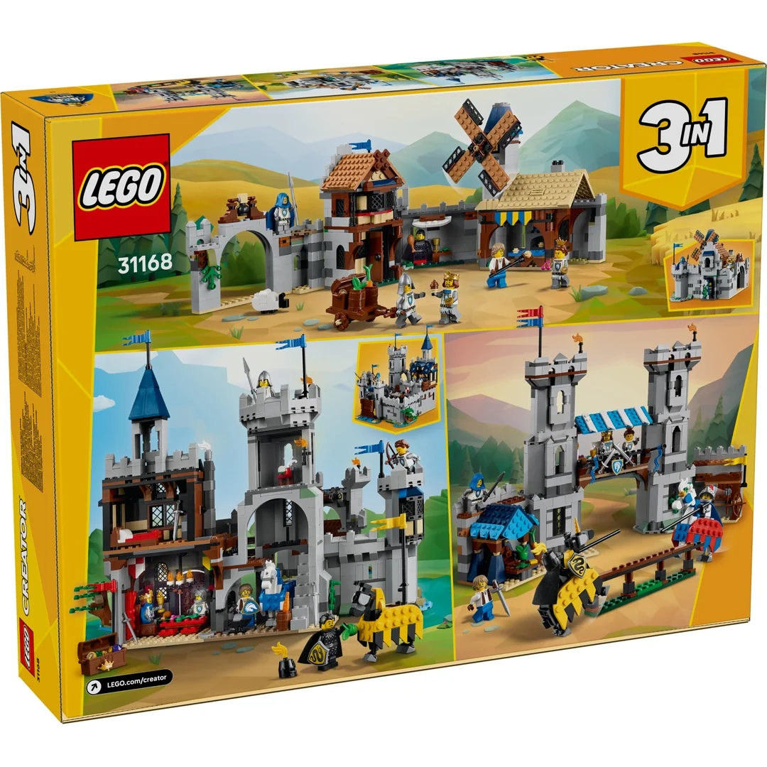 LEGO® Creator 3v1 31168 Středověký hrad a rytíři na koních