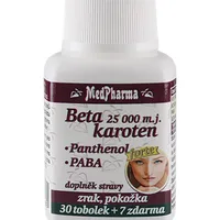 Medpharma Beta karoten 25 000 m.j. + Panthenol + PABA