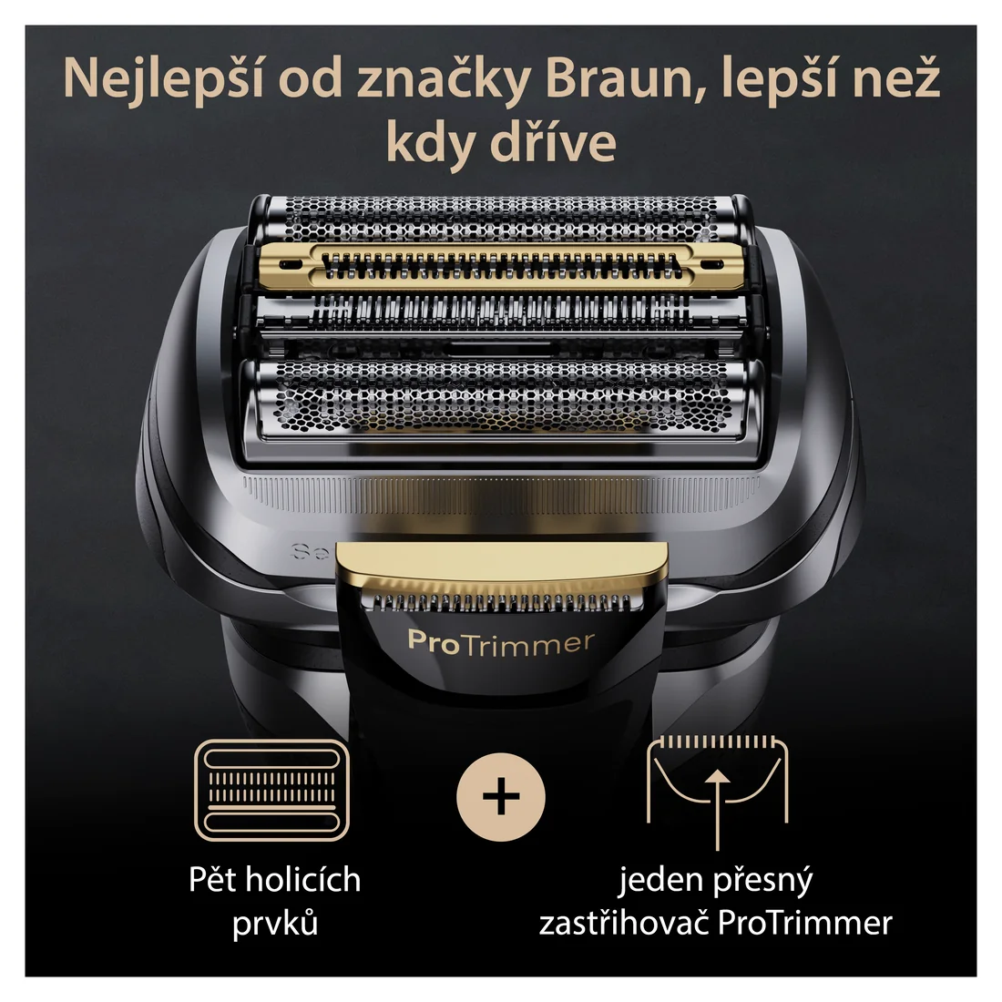 Braun Series 9 PRO+ 9525s pánský holicí strojek grey