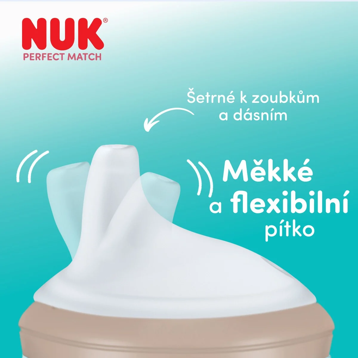 NUK Perfect Match Láhev na učení Disney Minnie 6m+ 150 ml 1 ks red