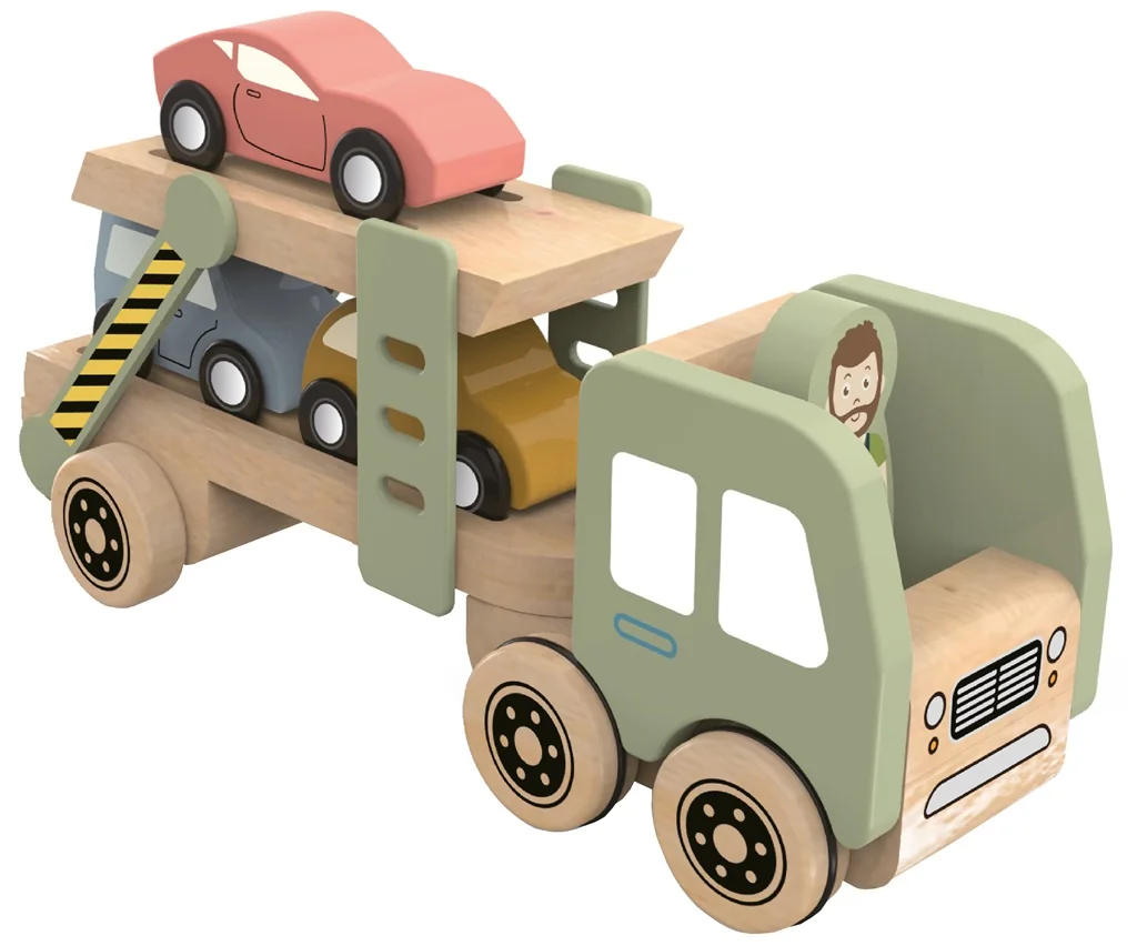 2Kids Toys Dřevěný autopřepravník