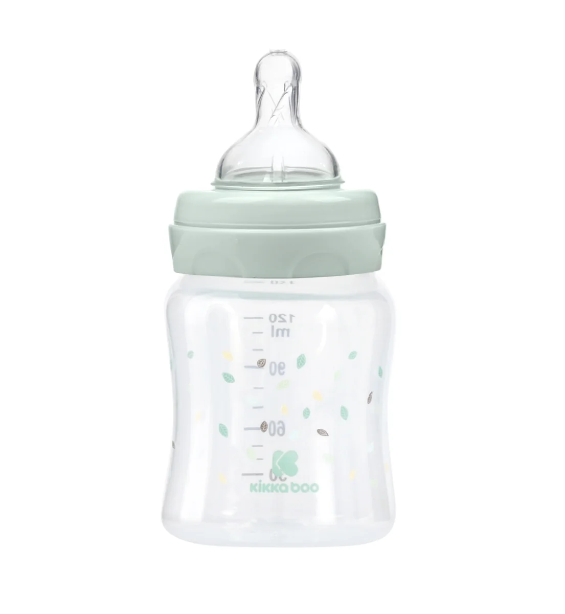 KikkaBoo Kojenecká láhev 0m+ Jungle Mint 120 ml
