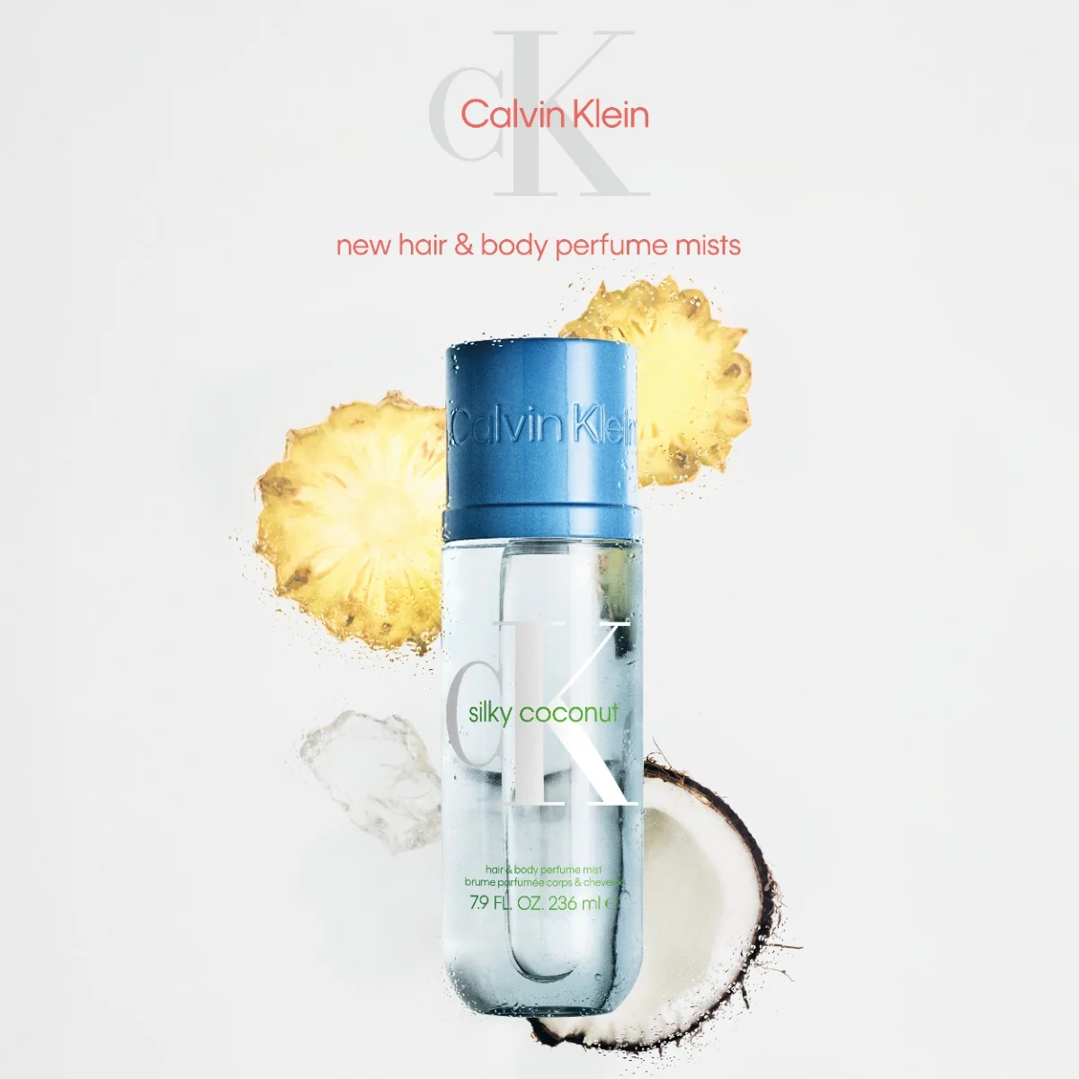 Calvin Klein Body Mist Silky Coconut parfémovaná mlha 100 ml