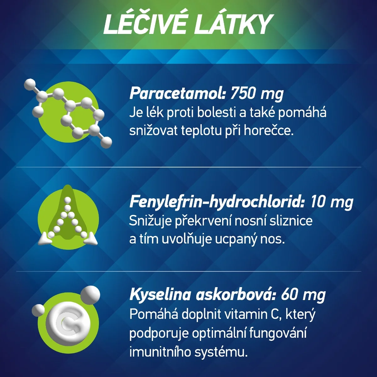 Coldrex Horký nápoj Citron s medem 10 sáčků
