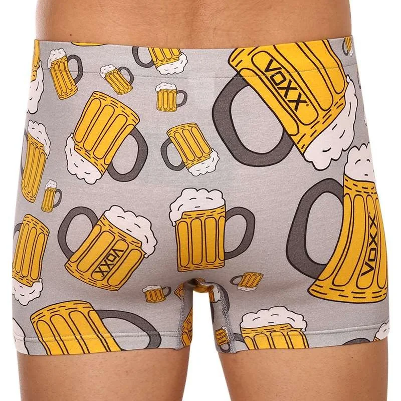 VoXX Pánské boxerky vícebarevné (Kevin-beer/big light grey) M