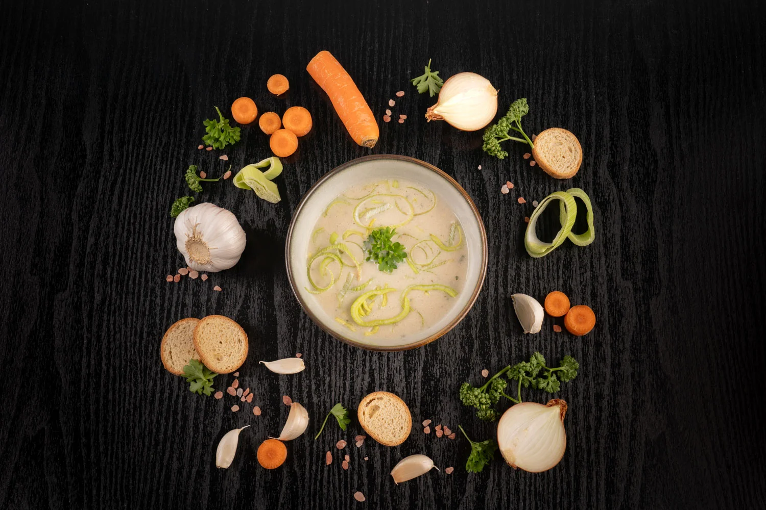 KetoDiet Proteinová polévka - česneková krémová (7 porcí)