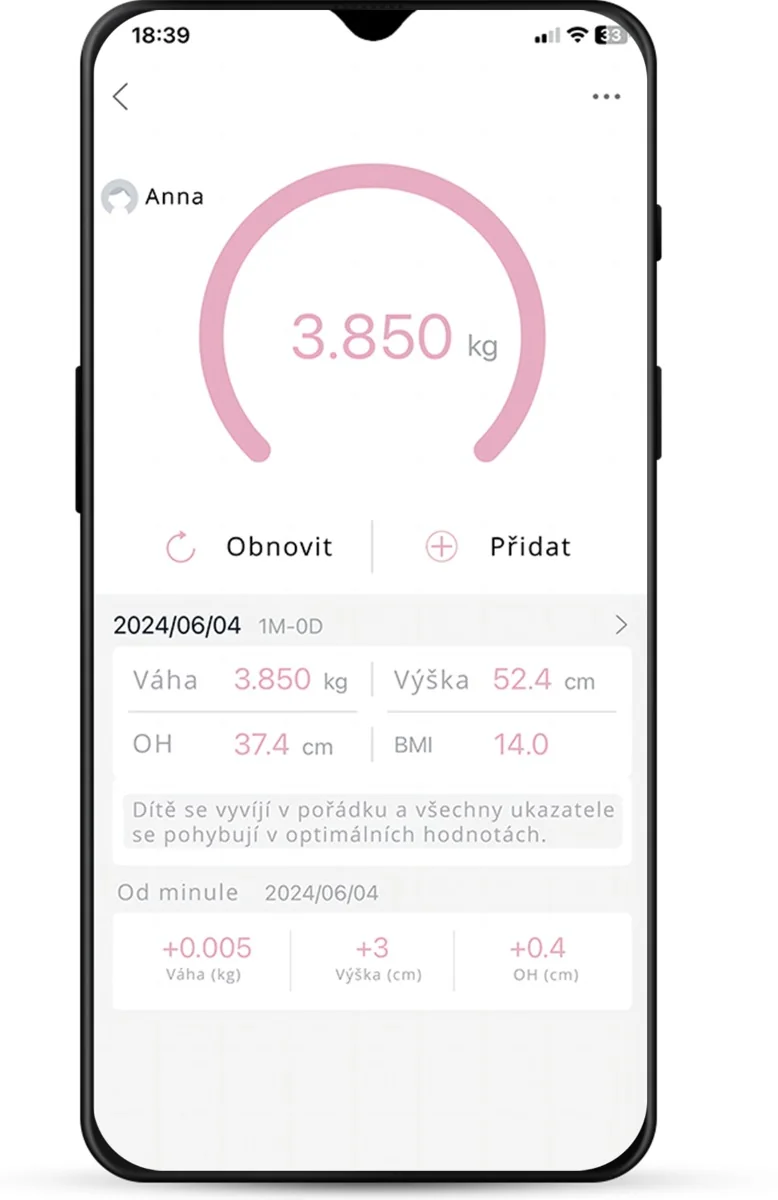 ETA Mimi 7306 kojenecká váha