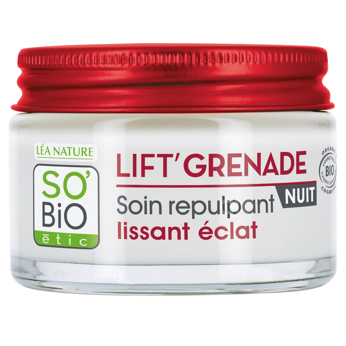 SO’BiO étic Lift'Grenade Rozjasňujcí noční krém proti vráskám BIO 50 ml