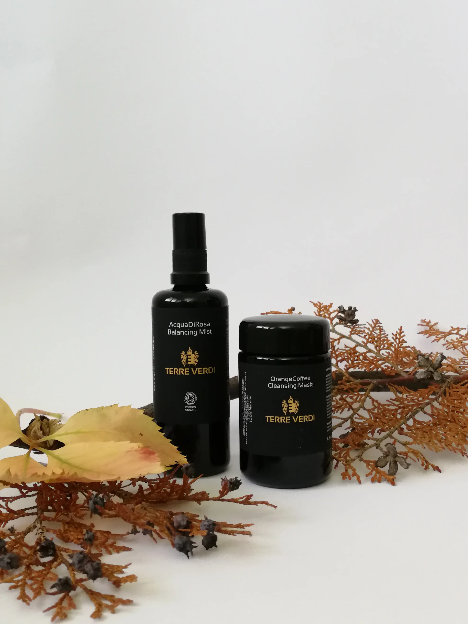 Terre Verdi Pleťová maska - sérum pomerančovo-kávové, 50 g