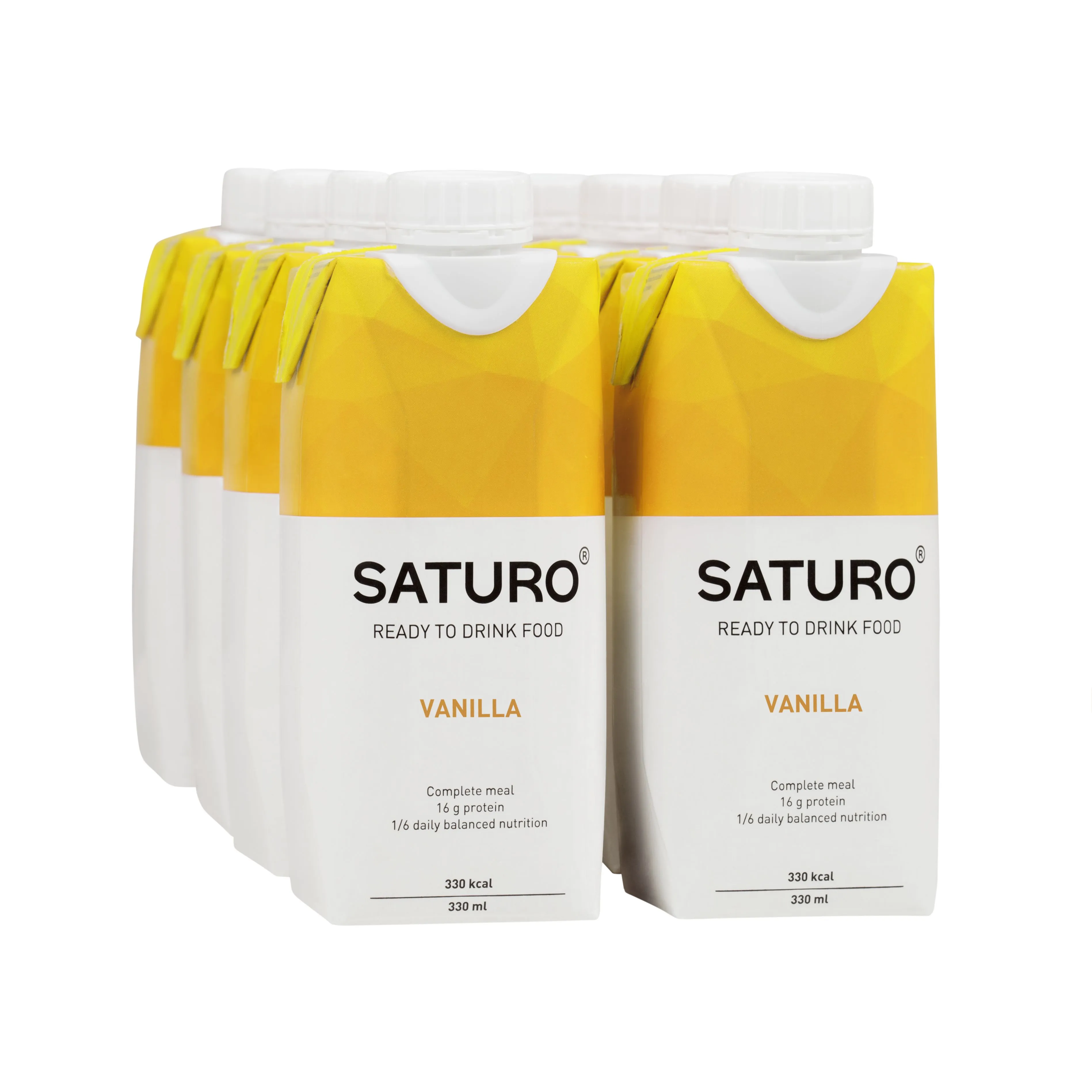 SATURO Vanilka drink 8x330 ml