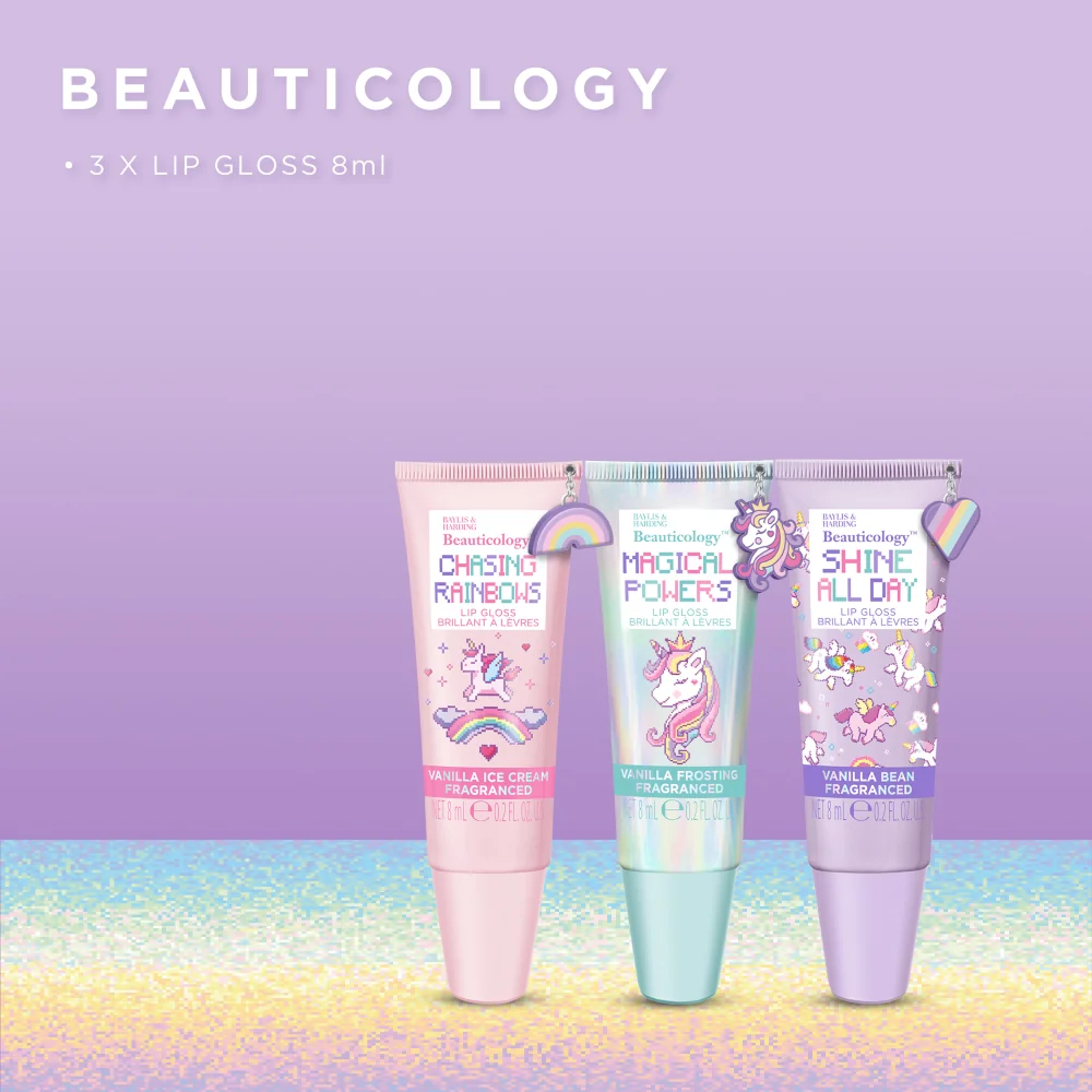 Baylis & Harding Dárková sada lesků na rty Unicorn 3x8 ml