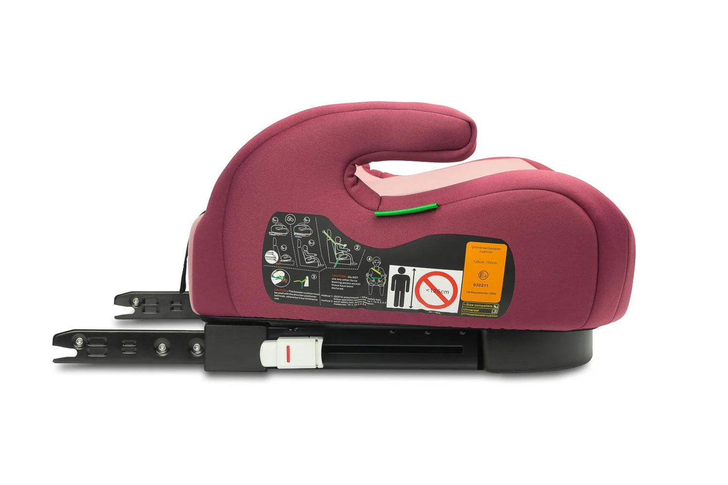 Caretero Podsedák do auta, isofix I-SIZE Puma - růžový