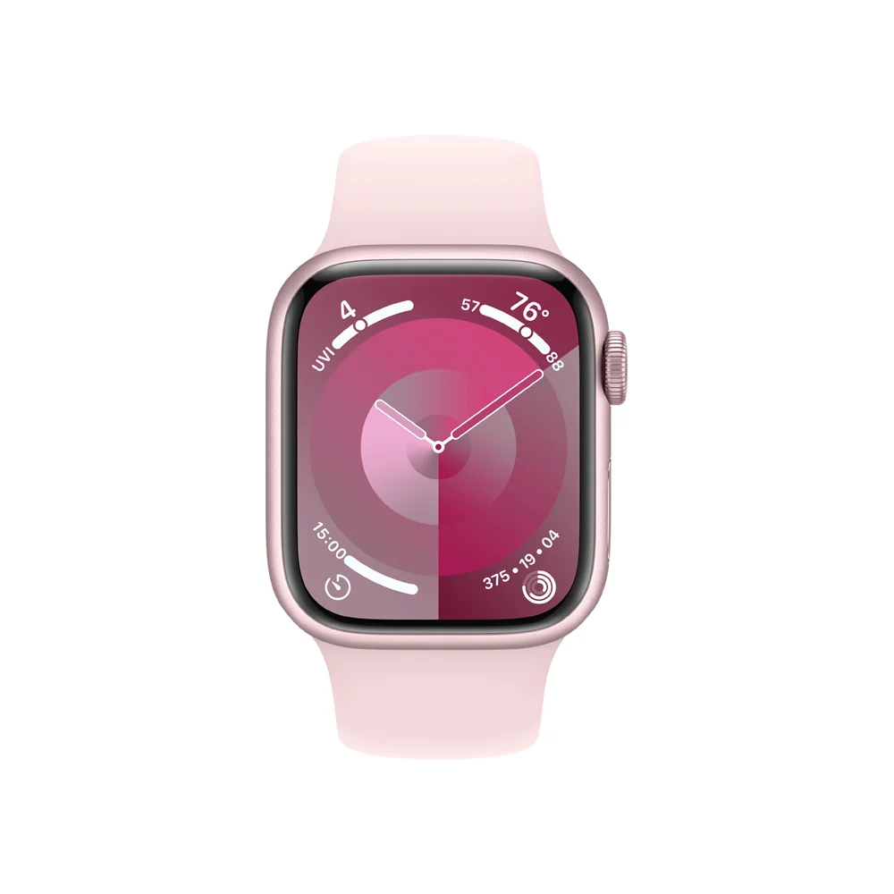 Apple Watch S9 Cellular 41 mm sport band S/M smart hodinky Pink/Light Pink