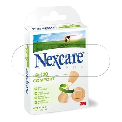 3M Nexcare Comfort náplasti různé velikosti 20ks