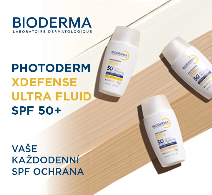 Bioderma Photoderm XDefense Ultra Fluid SPF 50+. Vaše každodenní SPF ochrana. Bioderma Photoderm XDefense Ultra Fluid SPF 50+. Vaše každodenní SPF ochrana.