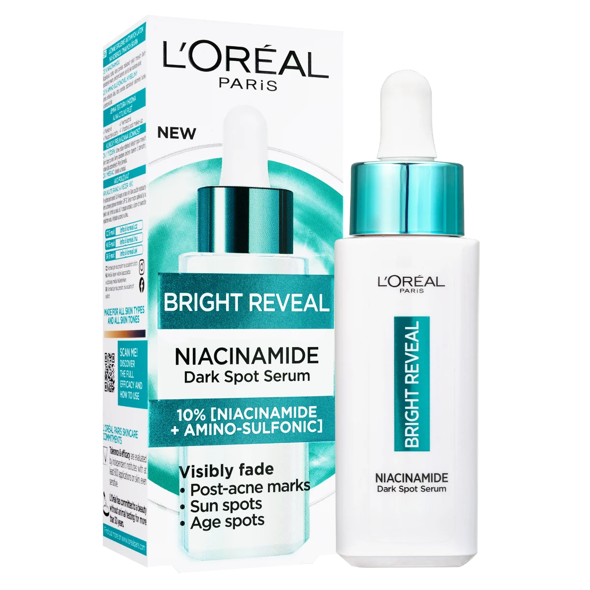 Loréal Paris Bright Reveal Sérum proti tmavým skvrnám s niacinamidem 30 ml