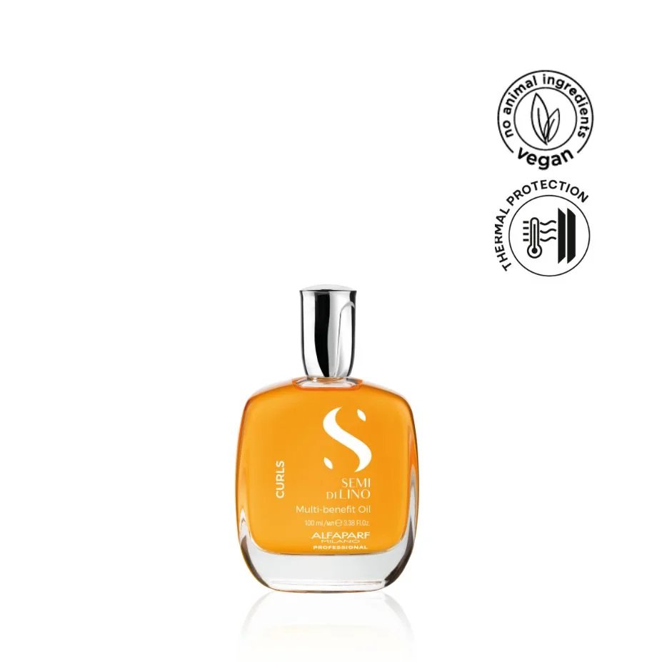 Alfaparf Milano Semi di Lino Curls Multi-Benefit Oil vlasový olej 100 ml