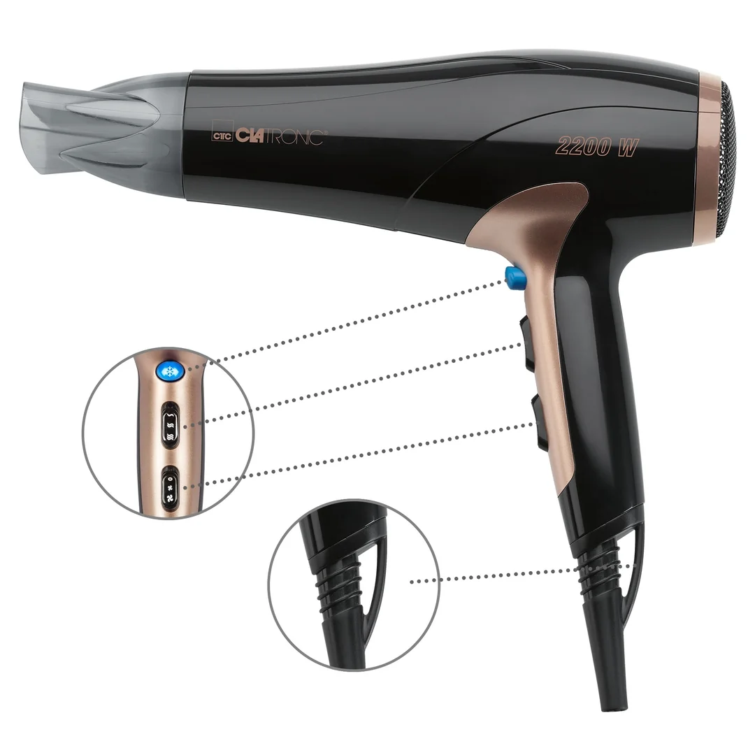 CLATRONIC HT 3661 vysoušeč ION 2200W