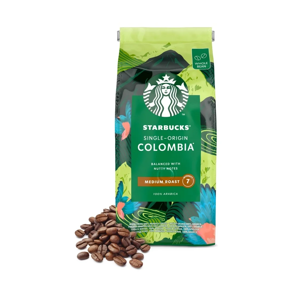 STARBUCKS Single-Origin Colombia Medium Roast zrnková káva 450 g