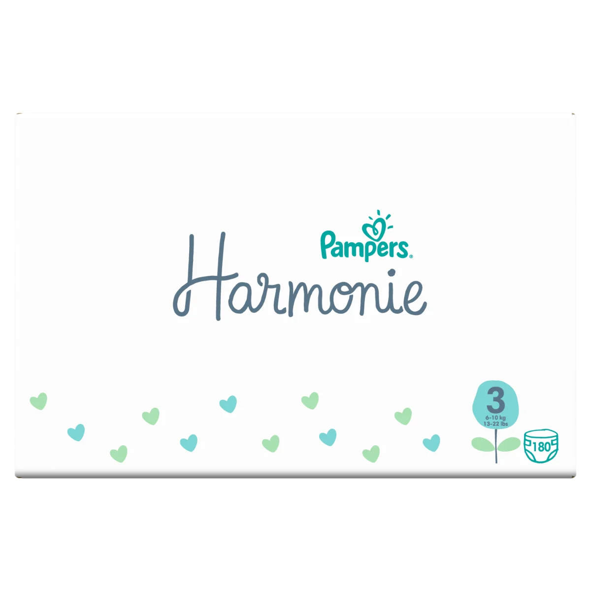 Pampers Harmonie vel. 3 6–10 kg dětské pleny 180 ks