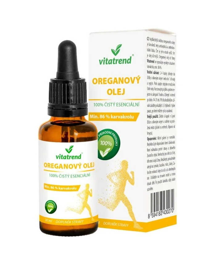 Vitatrend Oreganový olej 100% čistý 30 ml